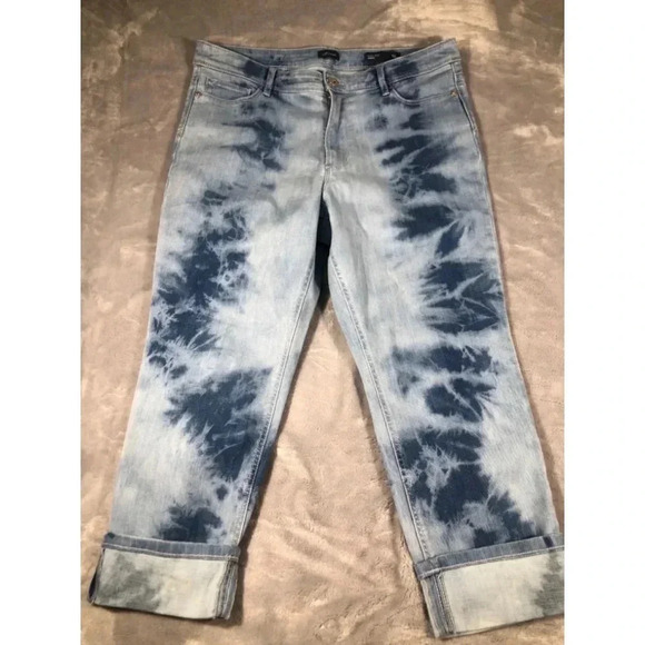 J Jill jeans high rise capri size 14 - Picture 1 of 4